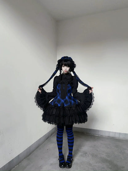 Frozen in time - Bunny Fantasy - Gothic Lolita JSK Dress Princess Sleeve Shirt