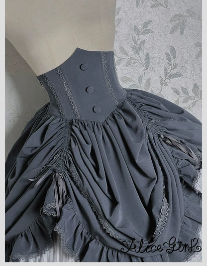 Alice Girl - Duke of Victoria - Classic Lolita SK & Overskirt Set