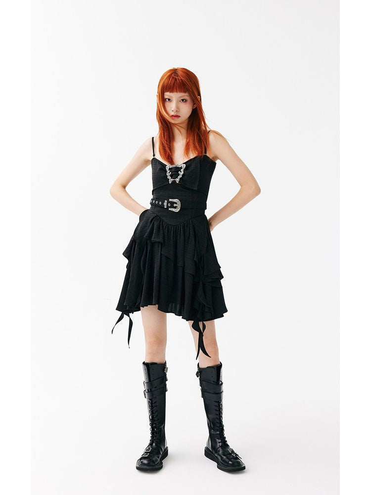 Rock Girl Sling Dress【s0000001556】