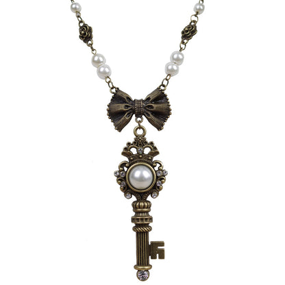 Rose of Sharon - Gothic Lolita Retro Pearl Necklace