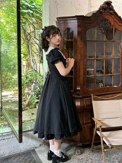 Sweet Wood - Long Vesion Elegant and Vintage Lolita OP