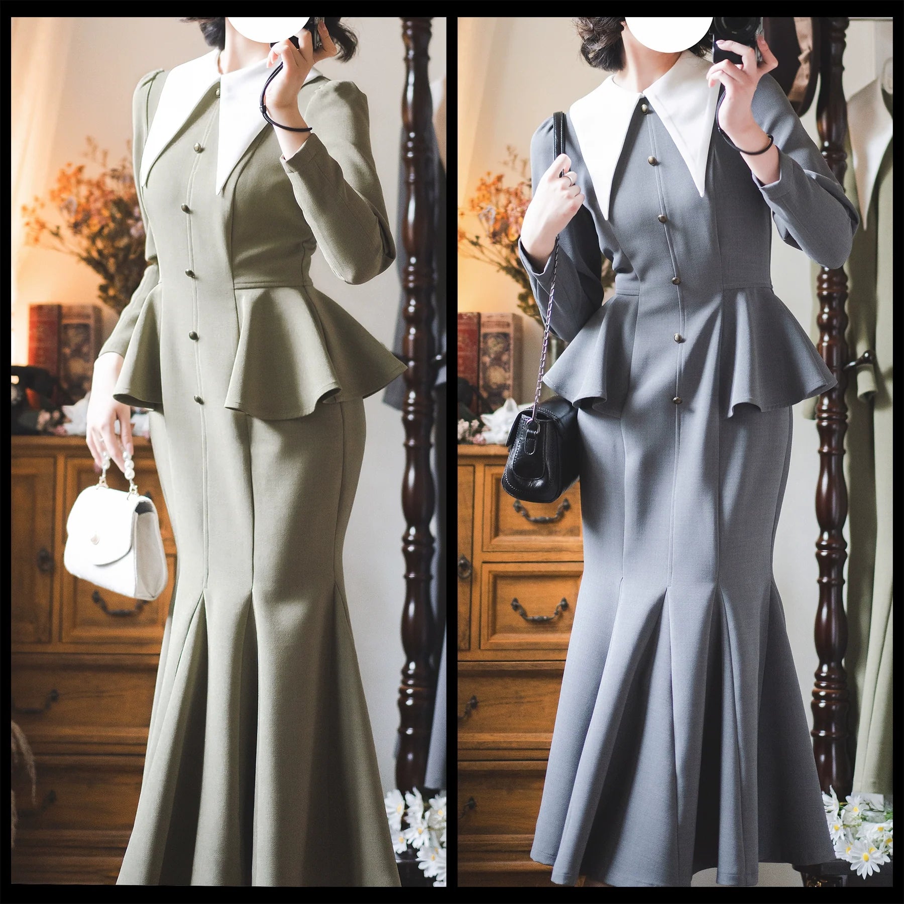 Forest Wardrobe - Breezy Forest - Classic Lolita Mermaid Dress Elegant Retro Dress