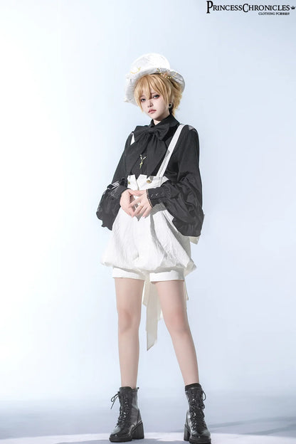 Princess Chronicles - Doll - Ouji Lolita Pink Blouse & White Shorts