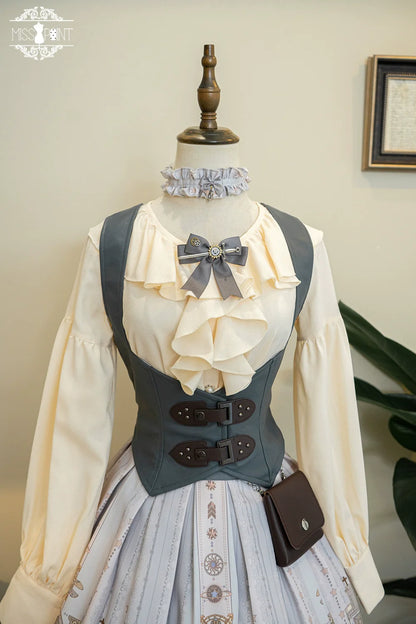 Miss Point - Demon Hunter's Diary - Gothic Lolita PU Leather Vest