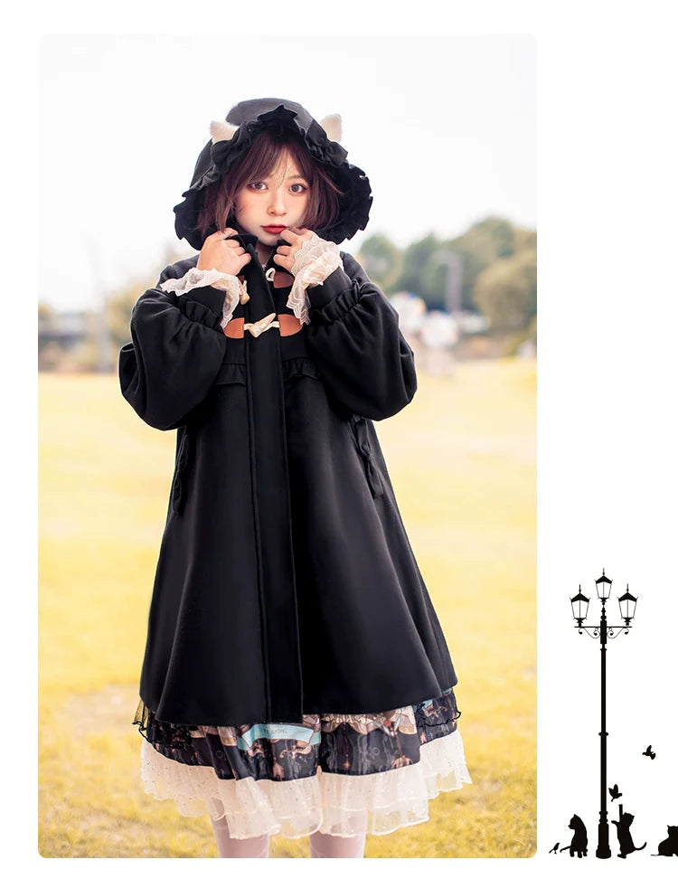 Fairy Cat - Sweet Lolita Coat Autumn and Winter Lolita Outwear