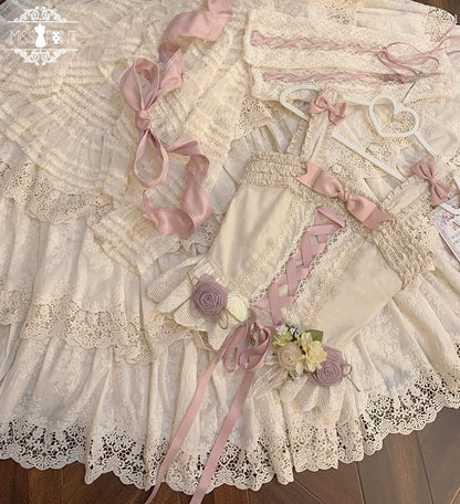 Miss Point - Forest Waltz - Cotton Lolita Camisole Embroidered Cami Top