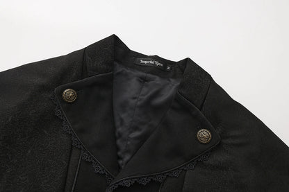 Immortal Thorn - Sea of Hope - Ouji Lolita Long Coat, Detachable Cape