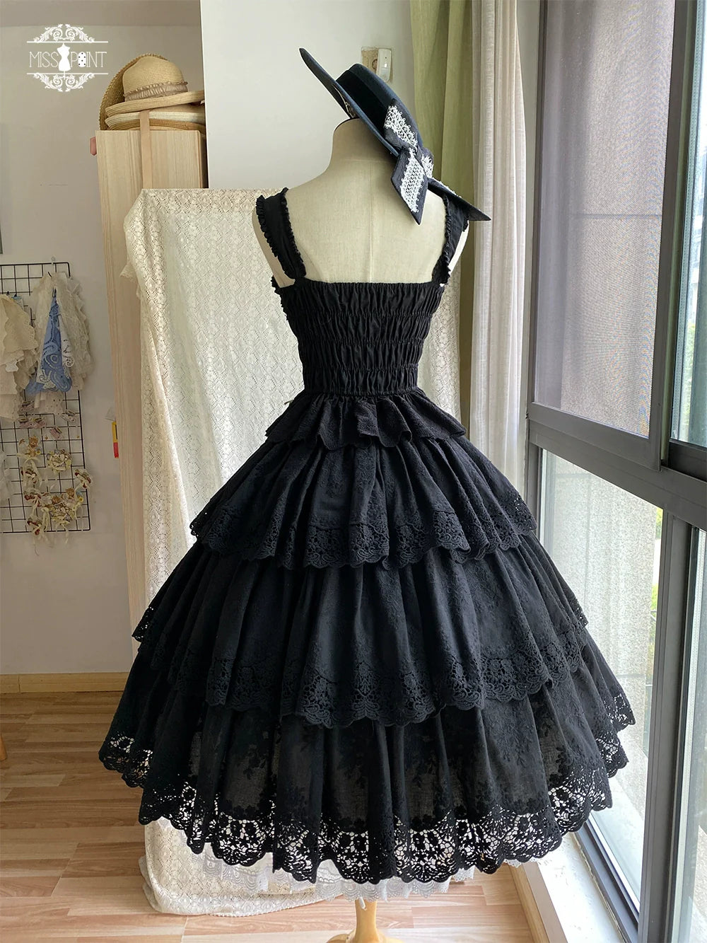 Miss Point - Forest Waltz - Cotton Lolita Camisole Embroidered Cami Top