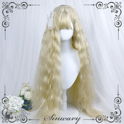 Sinwavy - Waltz - Elegant Lolita Long Curly Wig Multicolors