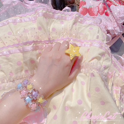Cheese Cat - Buling Crystal Summer LolitaSweet Bracelet