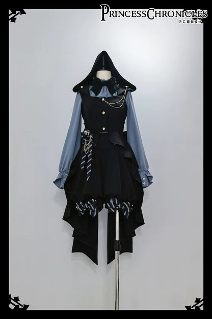 Princess Chronicles - Narrative Rule - Ouji Lolita Shorts Set, Long Vest