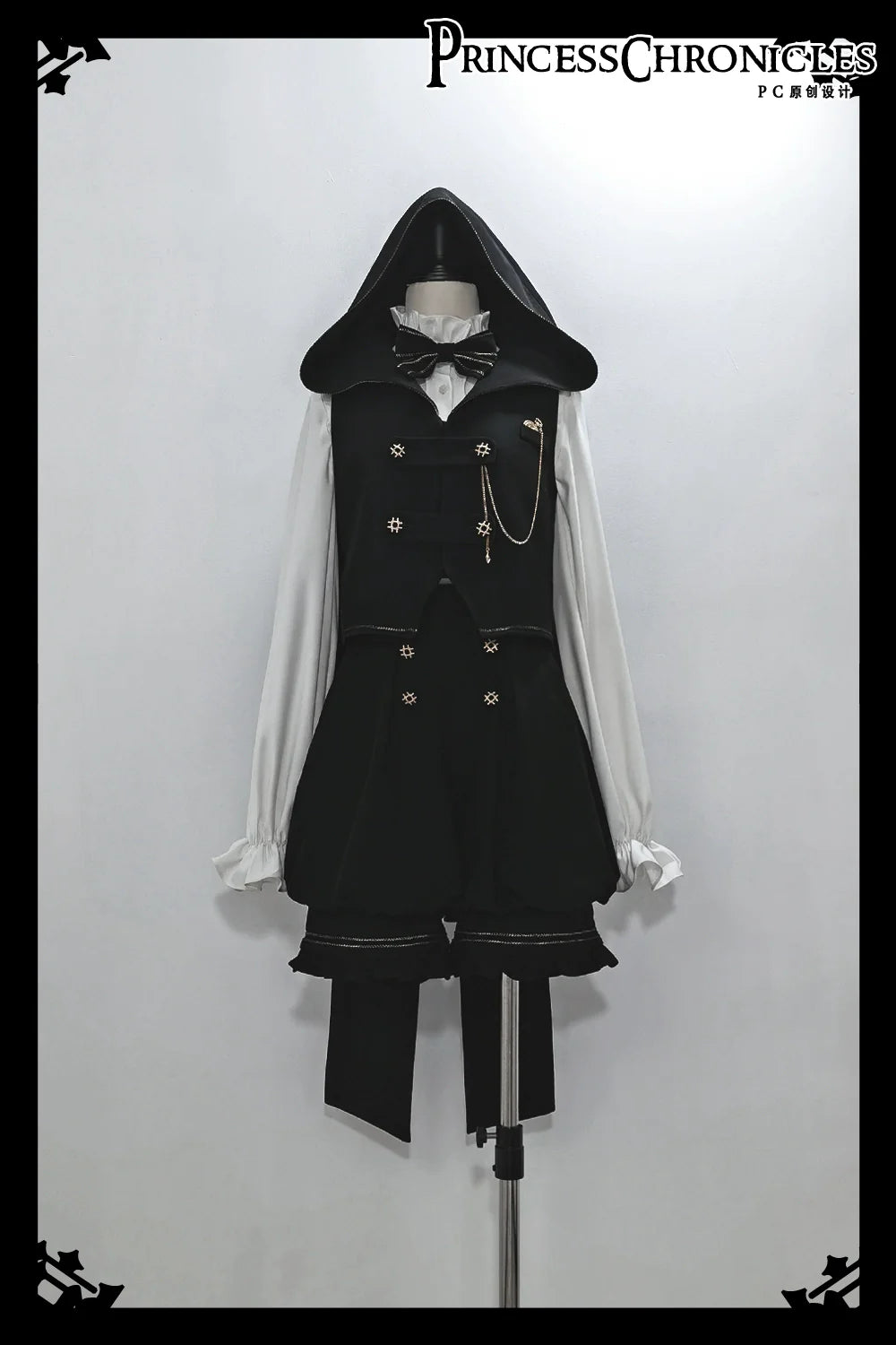 Princess Chronicles - Desperate Bunny - Ouji Lolita Vest Shorts Set