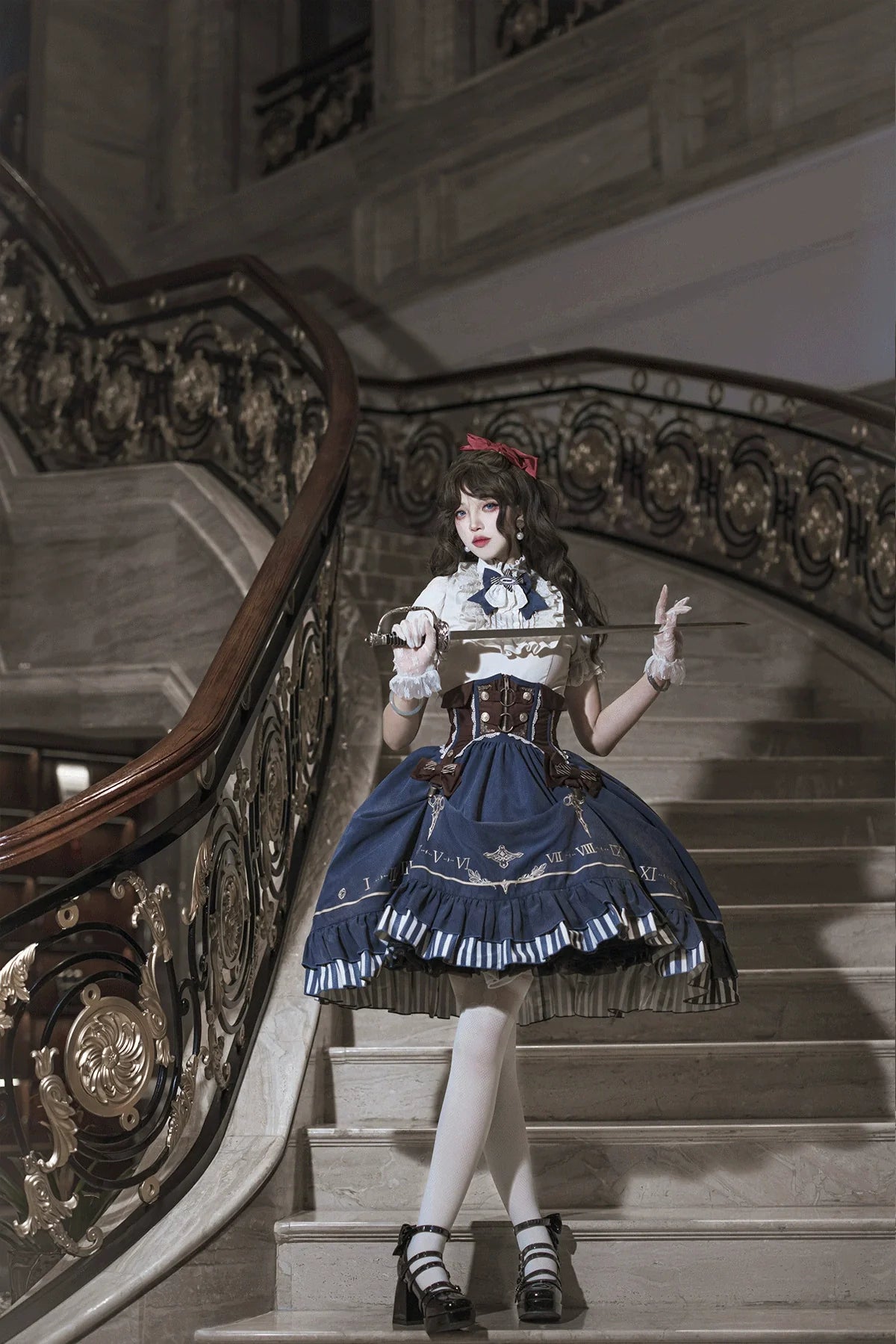 Cornfield Lolita - Gilded Pointer - Elegant Classic Lolita Skirt Suit Punk Lolita Style