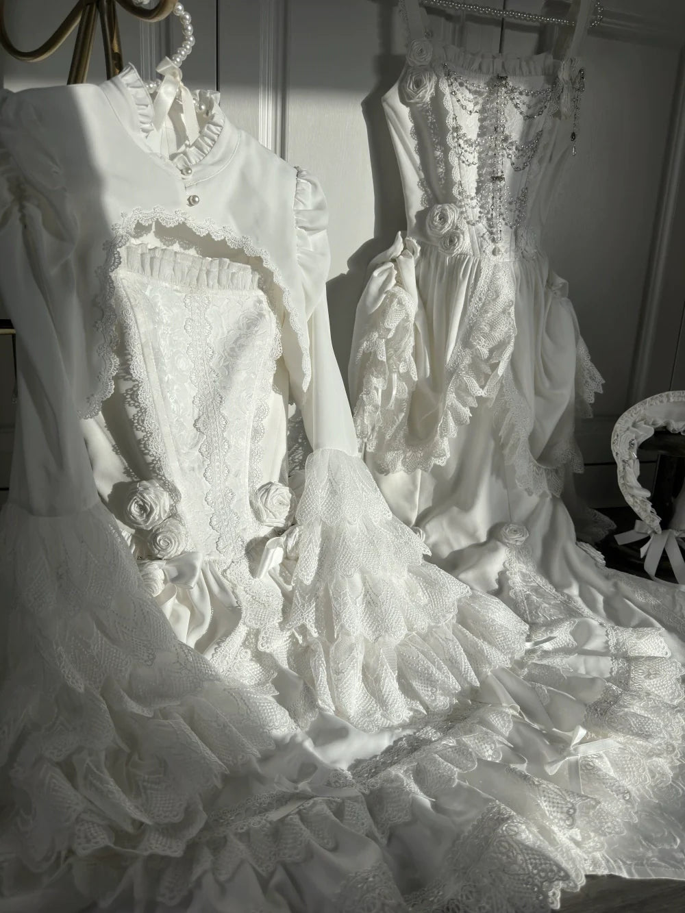 LeMiroir - Saint - Gothic Lolita Bolero Skirt Mermaid Dress Corset