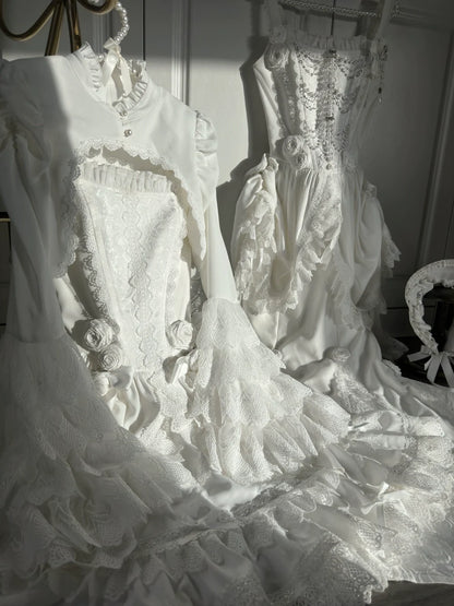 LeMiroir - Saint - Gothic Lolita Bolero Skirt Mermaid Dress Corset