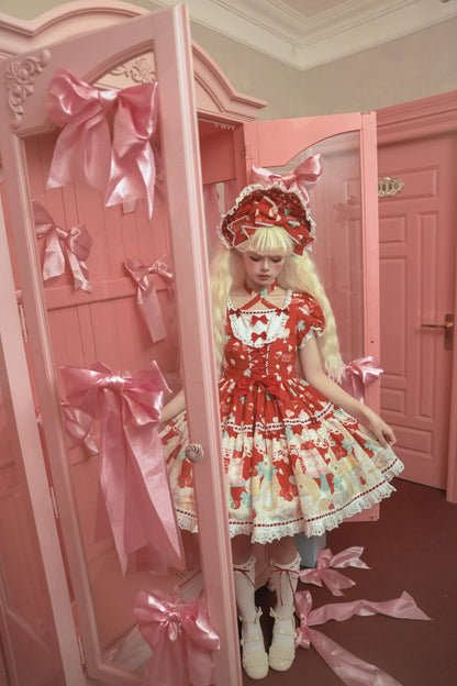 Dark Star Island - Honey Bunny Cake - Sweet Lolita JSK/OP/Strap SK/Shirt