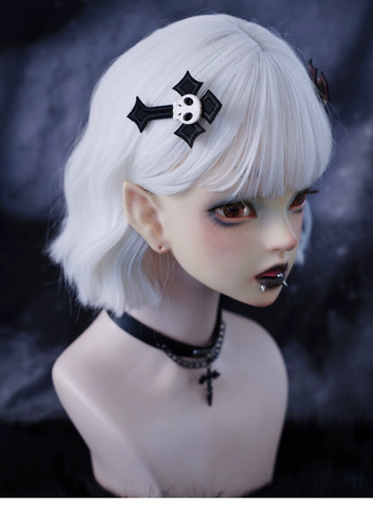 Strange Sugar - Gothic Hair Accessories Set Skulls Sharks Lolita Clips Headbands
