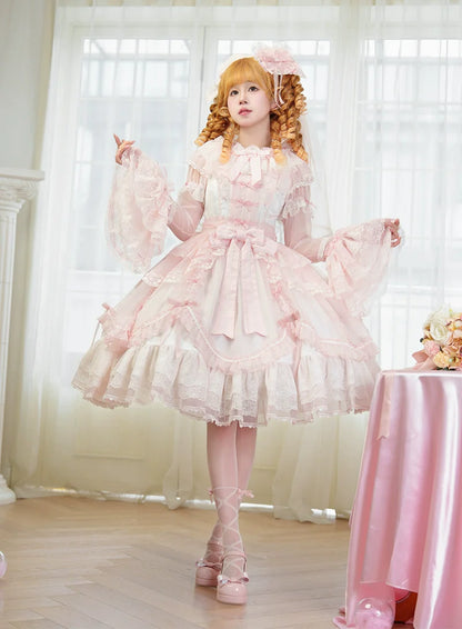 Mewroco - Candy Flavor - Gorgeous Sweet Lolita Dress, Lace & Petal Hem
