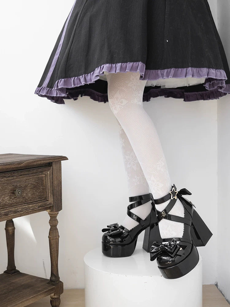 Beauty Bunny - Star Prayer - Kawaii Lolita Shoes Round Toe Summer Heels