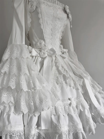 LeMiroir - Saint - Gothic Lolita Bolero Skirt Mermaid Dress Corset