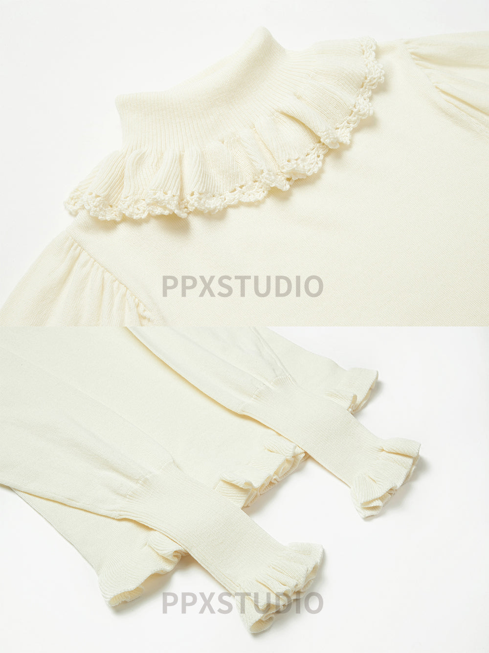PPX STUDIO - Sweet Lolita Woolen Sweater Multicolors