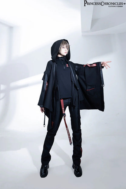 Princess Chronicles - Nameless Blade - Waste Soil Ouji Lolita Slim Black Pants