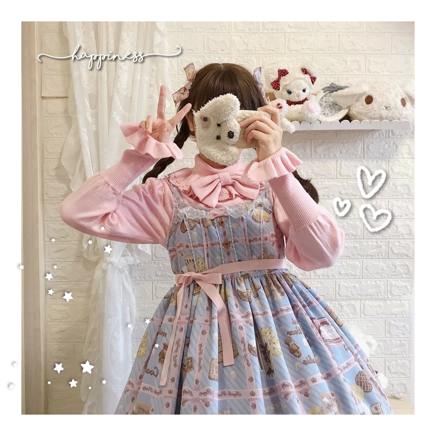 PPX STUDIO - Sweet Lolita Woolen Sweater Multicolors