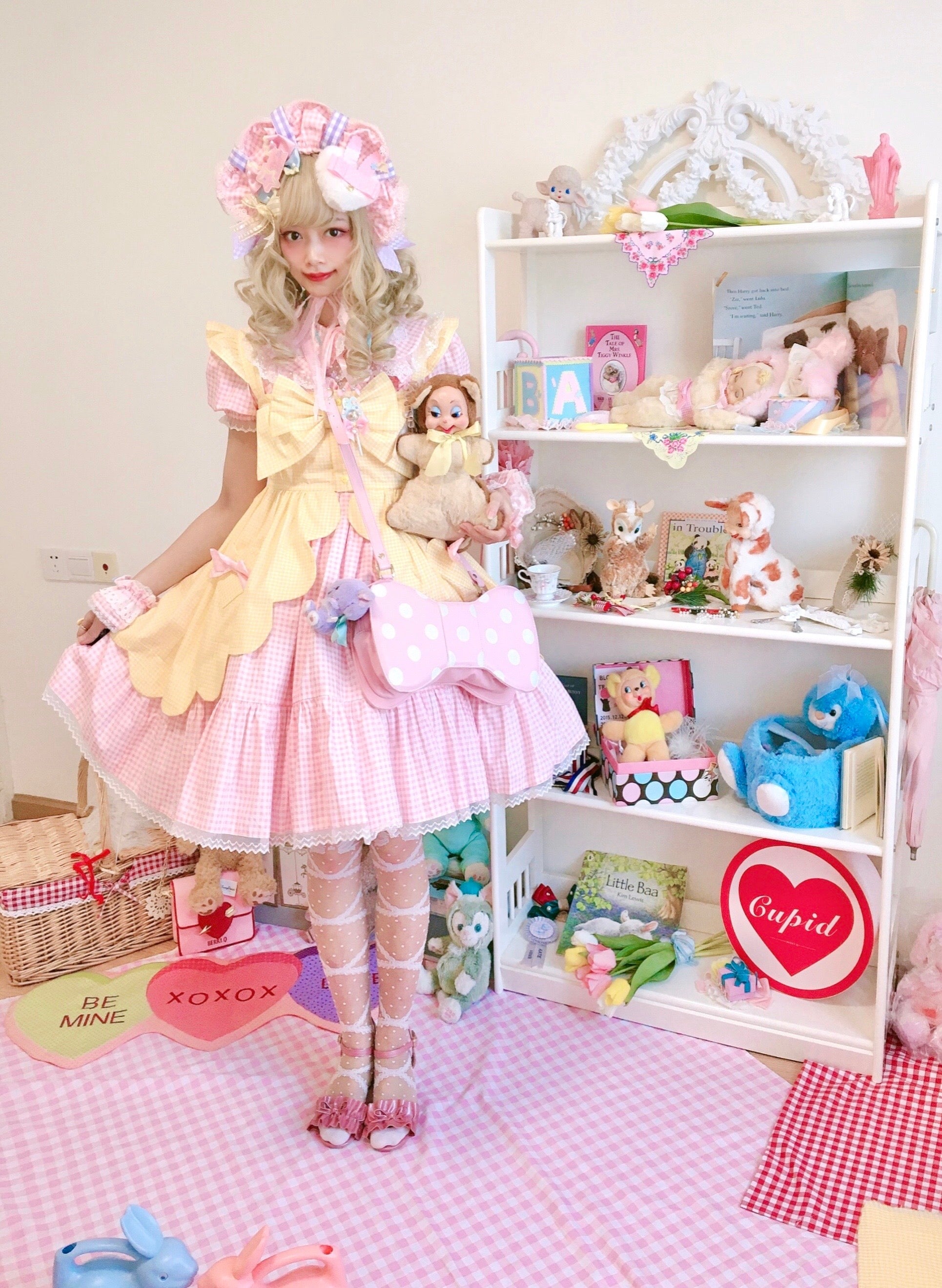 Fluff Mollie - Split Pea Breakfast - Kawaii Lolita Cotton JSK