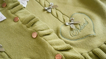 Dark Star Island - Sugar Frost - Sweet Lolita Cardigan Knit Embroidered Sweater