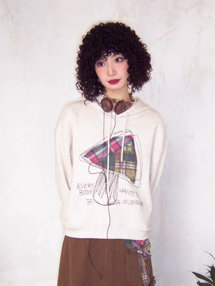 Hooded embroidered sweatshirt【s0000006559】