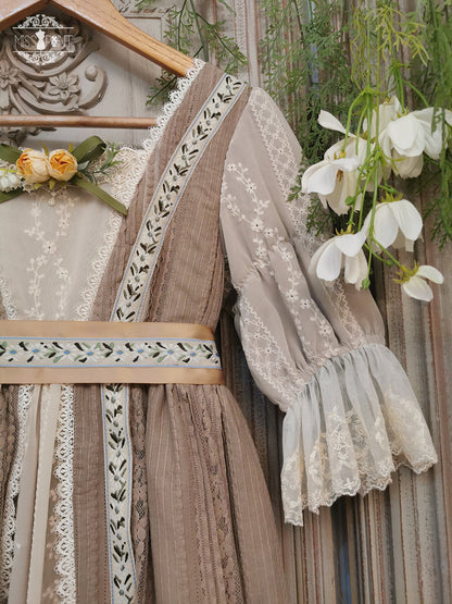 Miss Point - The Sally Gardens - Elegant Lolita Lotus Sleeves OP Dress