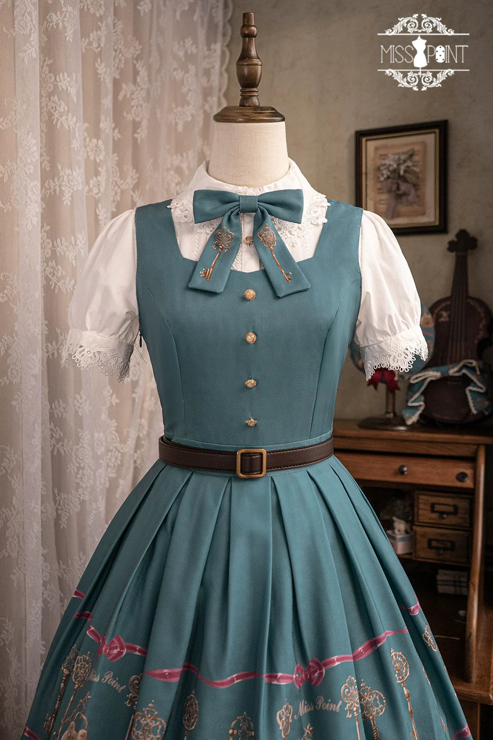 Miss Point - Antique Key - Elegant Lolita JSK Retro Lolita Dress