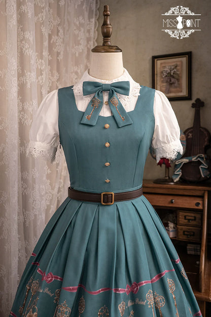 Miss Point - Antique Key - Elegant Lolita JSK Retro Lolita Dress