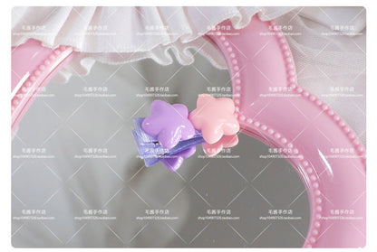 MaoJiang Handmade - Sweet Lolita Hair Pins Star Shape Multicolor