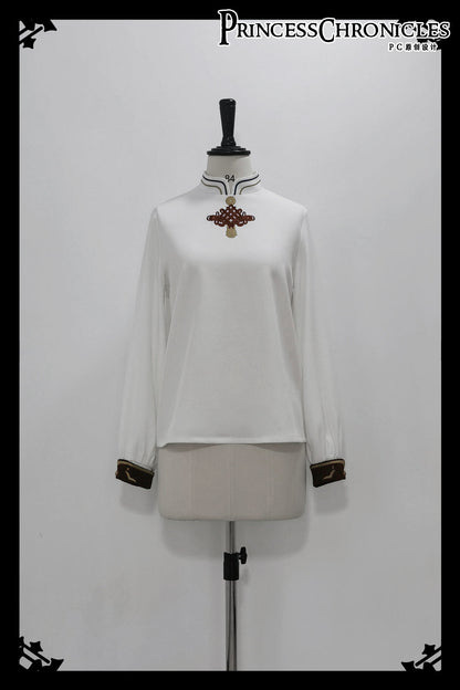 Princess Chronicles - Fortune and Treasure - Chinese Style Shorts Set with Cash Coins Details