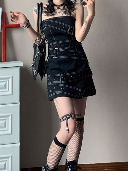 Original cool denim dress【s0000006231】