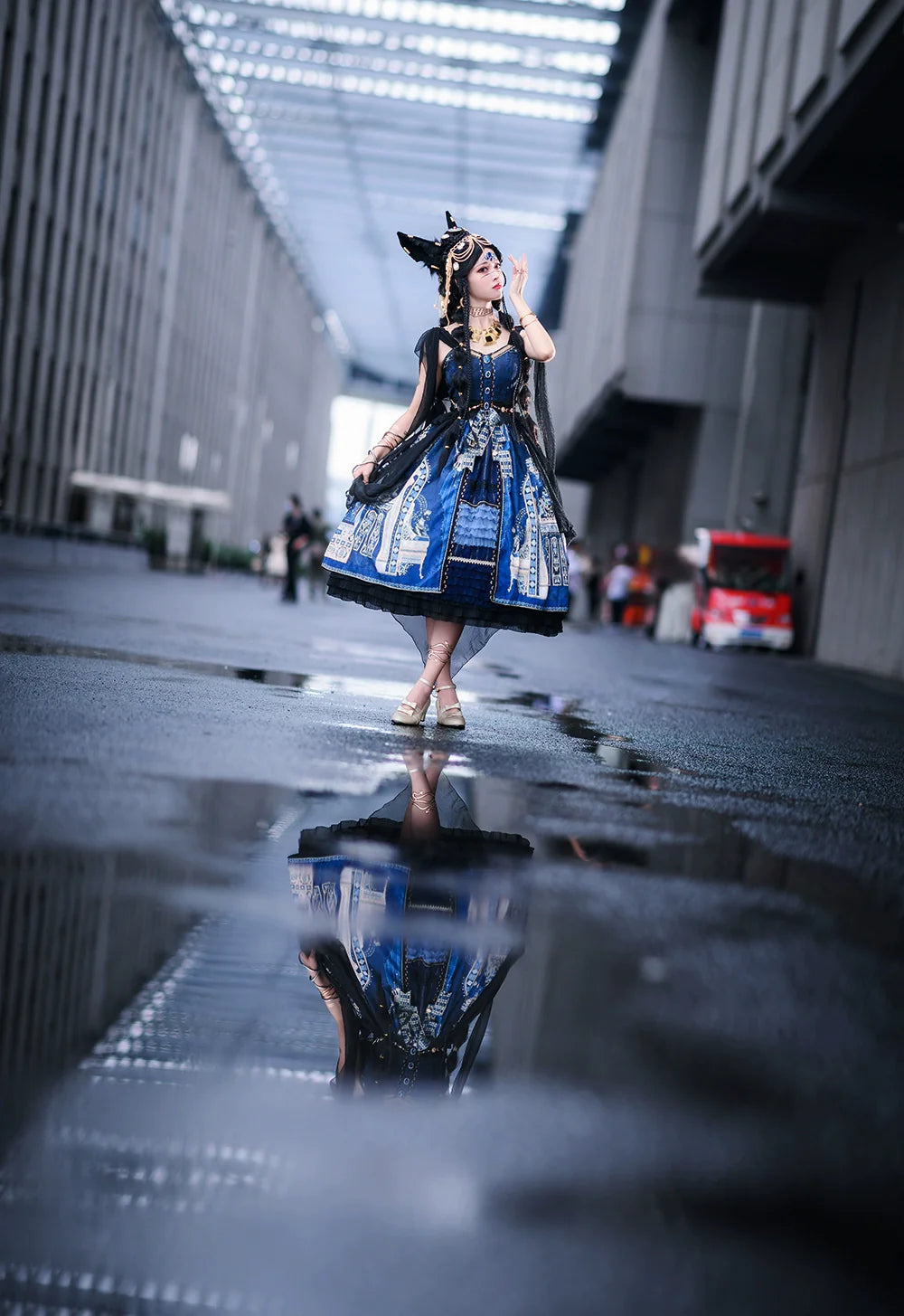 Miss Point - Dusk Best - Egyptian Lolita Dress Set Gorgeous JSK