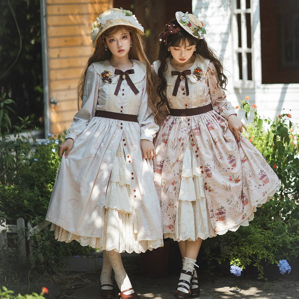 Miss Point - Forest Lolita Small Straw Hat Clip KC Accessory