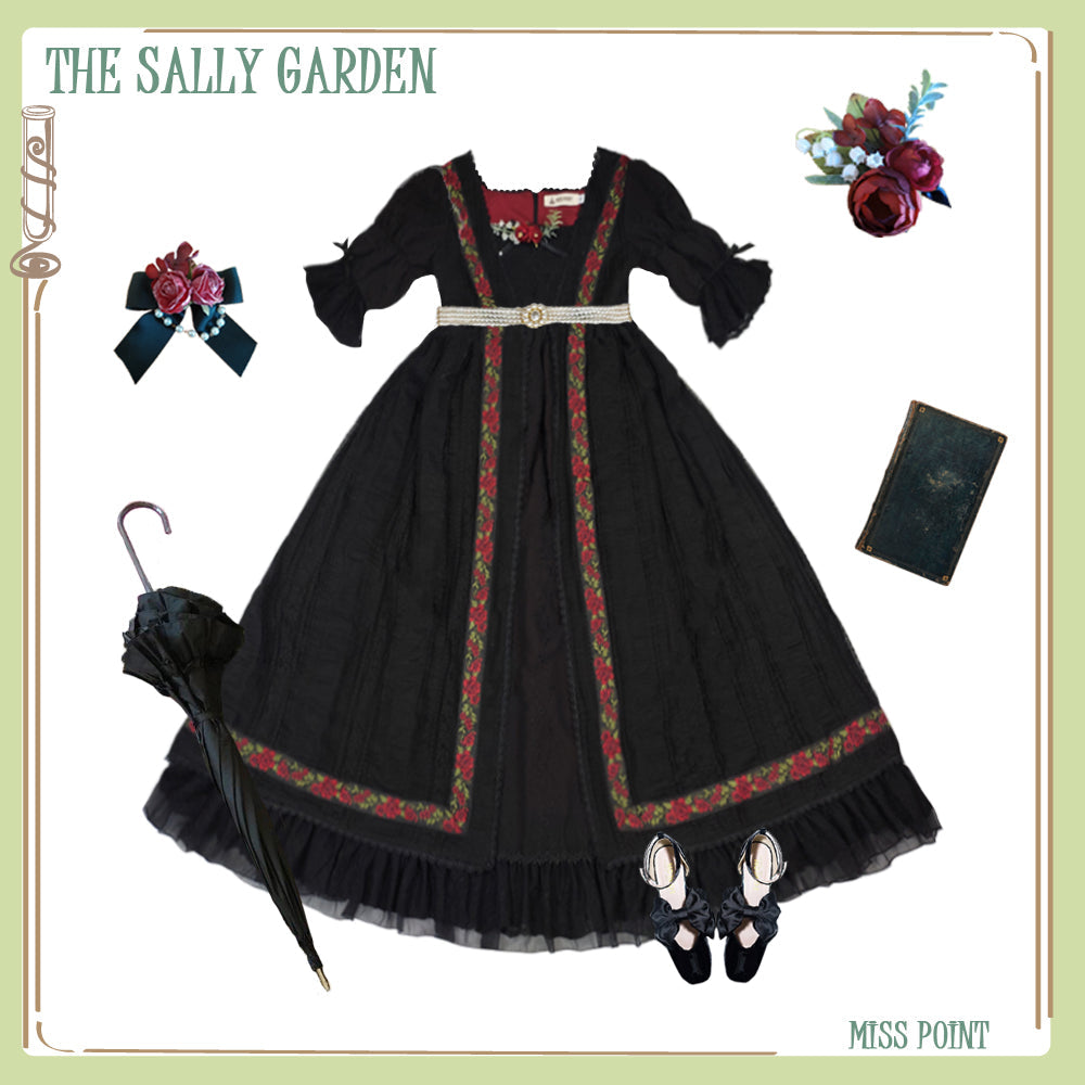 Miss Point - The Sally Gardens - Elegant Lolita Lotus Sleeves OP Dress