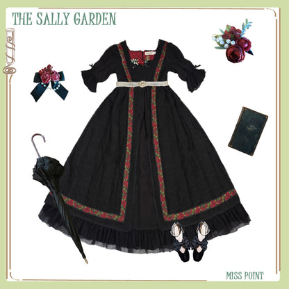 Miss Point - The Sally Gardens - Elegant Lolita Lotus Sleeves OP Dress