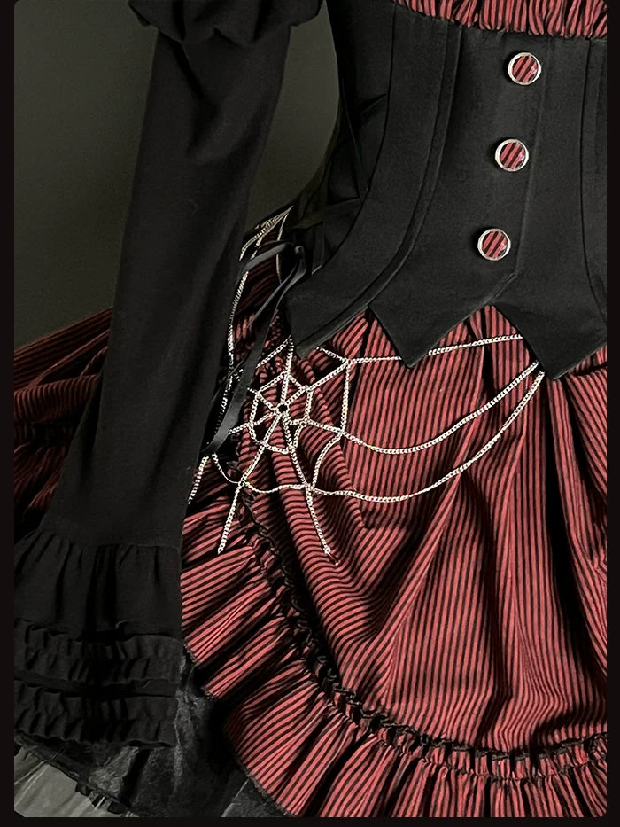 Alice Girl - Lolita Potion - Gothic Lolita Accessory Spider Web Lolita Waist Chain