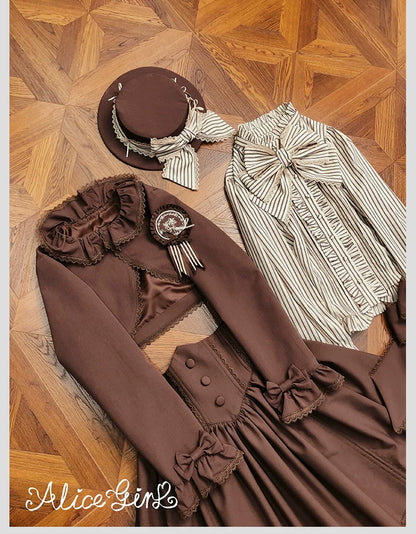 Alice Girl - Duke of Victoria - Classic Lolita SK & Overskirt Set
