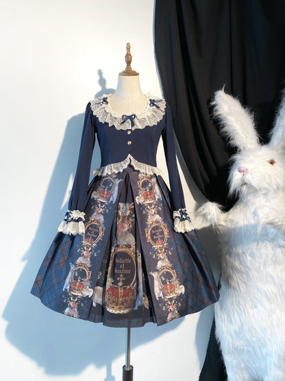 Unideer - Prelude - Elegant Lolita Bolero Jacket with Lace Ruffle Frill