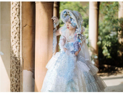 Cat Fairy - Cherry Blossom Girl - Gorgeous Lolita JSK Dress Tea Party Dress