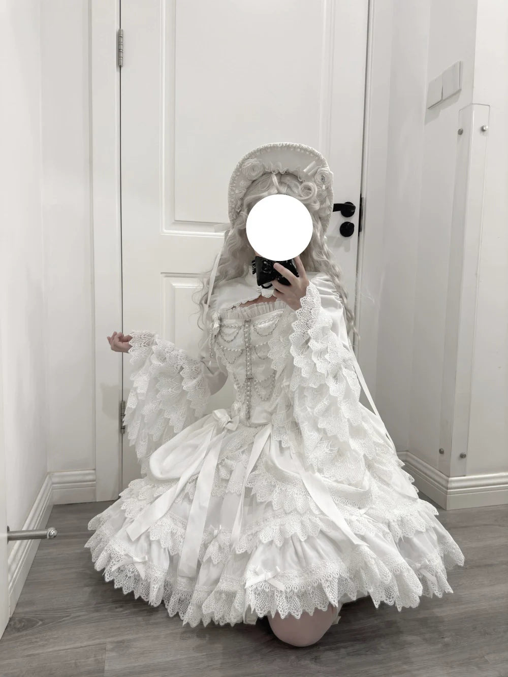 LeMiroir - Saint - Gothic Lolita Bolero Skirt Mermaid Dress Corset