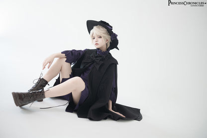Princess Chronicles - Ouji Lolita Prince Black Bow Cloak
