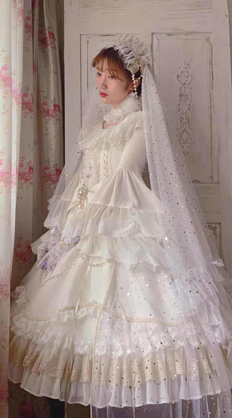 Fairy Tales - Fate Quartet Bridal Lolita Gothic JSK Dress