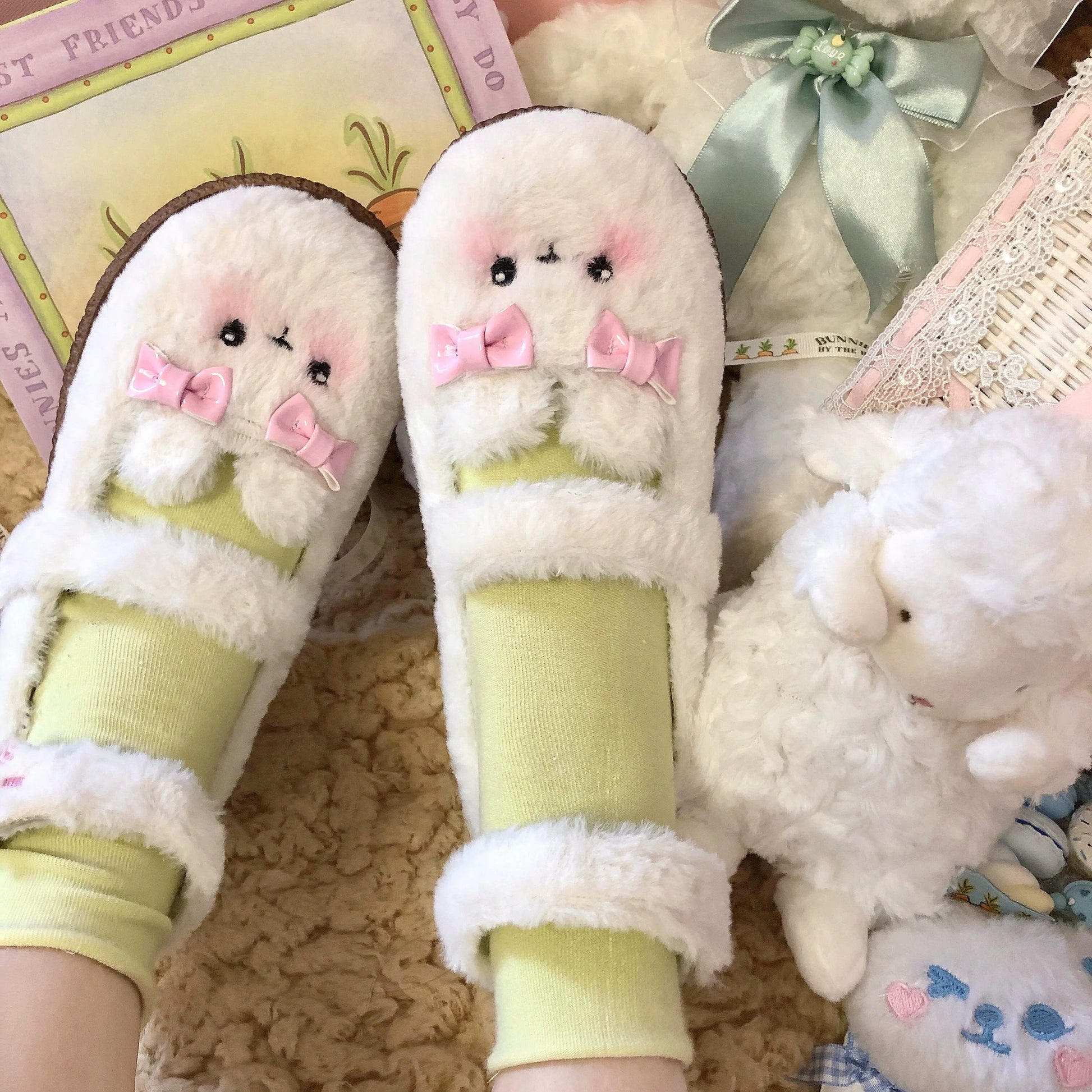 Fairy Godmother - Cute Plush Warm Round Toe Lolita Soft Sole Shoes
