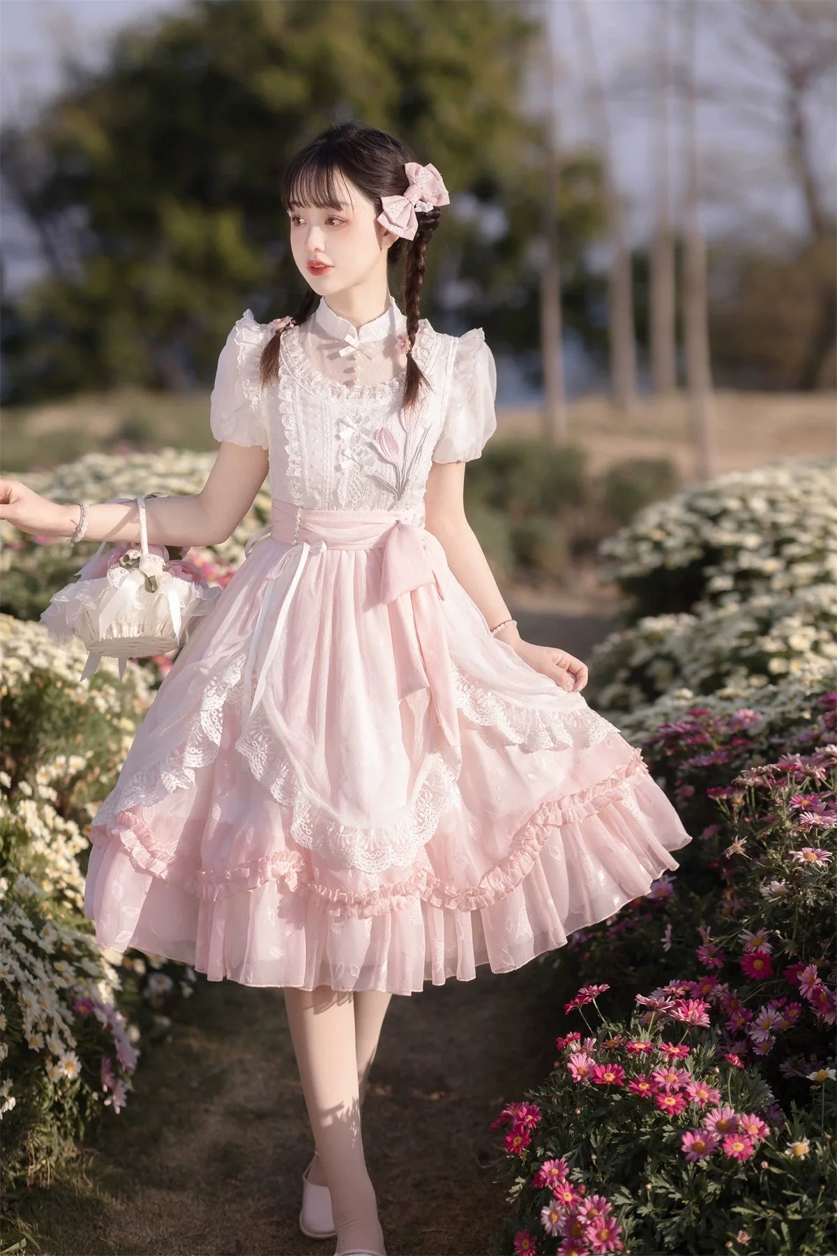 Cornfield Lolita - Elegant Lolita Dress Short Sleeve OP