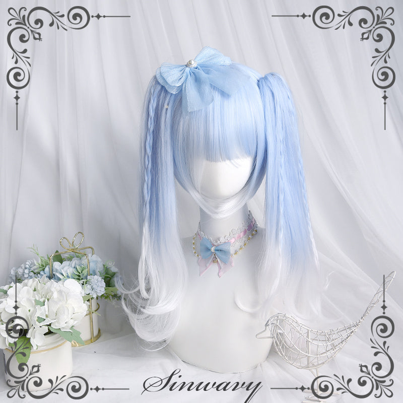 Sinwavy - Pandora's Box - Lolita Short Wig with Cute Double Ponytails